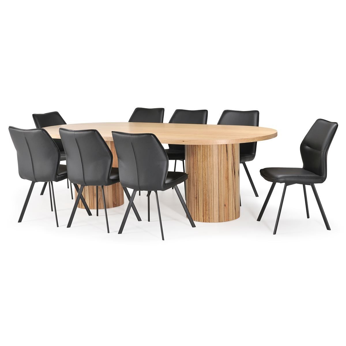 Pu7pl3 Designs Vienna 9 Piece Dinging Room Set - Image 2