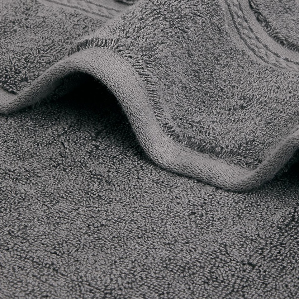 Pu7pl3 Designs Luxury 710gsm Bath Sheet & Hand Towel Set - Image 5