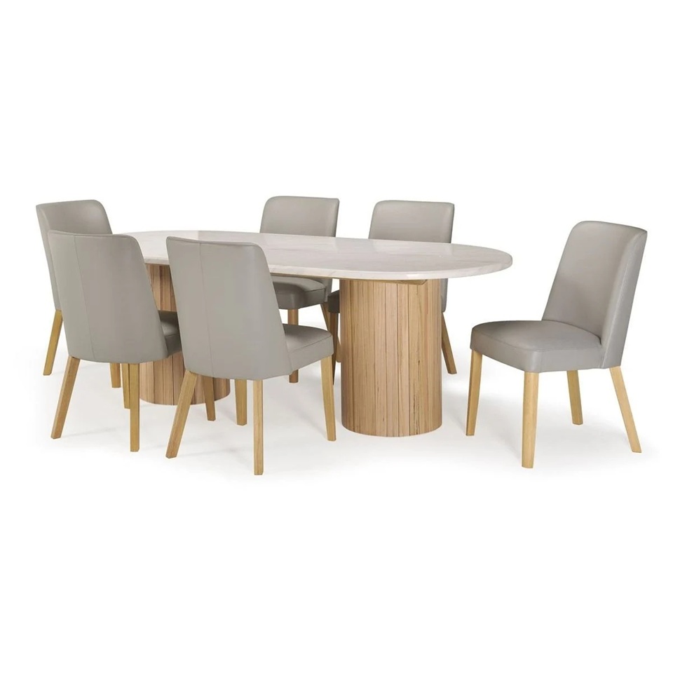 Pu7pl3 Designs Venice 7 Piece Dinging Room Set - Image 5
