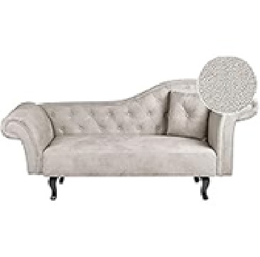 Pu7pl3 Designs Classic Chaise Lounge with a Decorative Cushion - Image 6