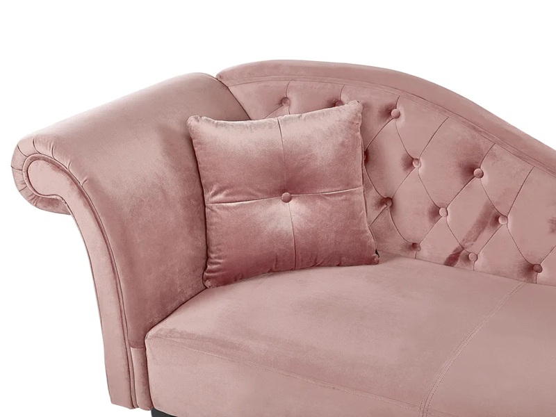 Pu7pl3 Designs Classic Chaise Lounge with a Decorative Cushion - Image 4