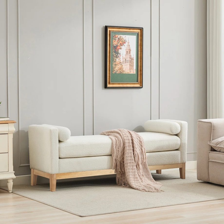 Pu7pl3 Designs Aurelia Upholstered Accent Bench